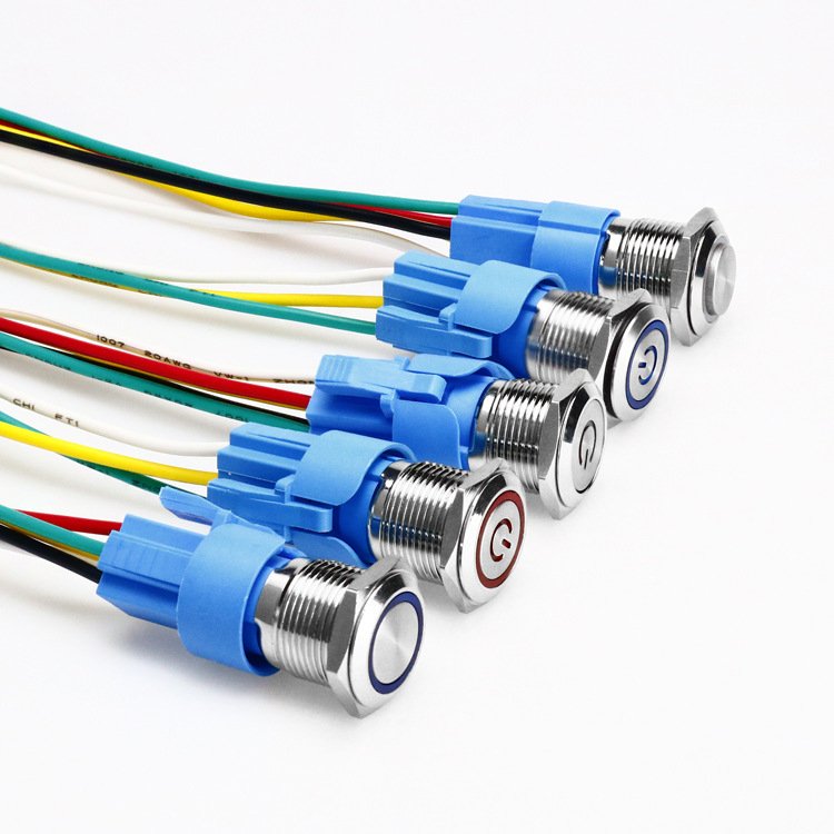 12MM metal push button switch