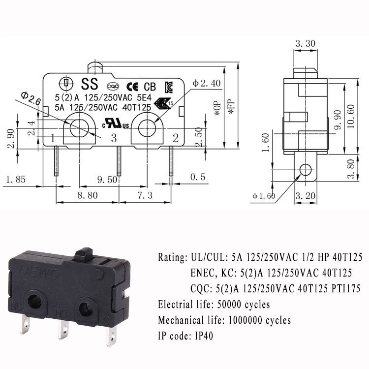 SS 3pin Detail drawing