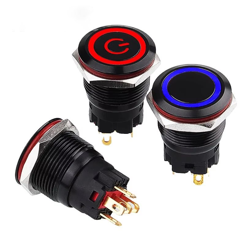 19mm Push-button switch with lights