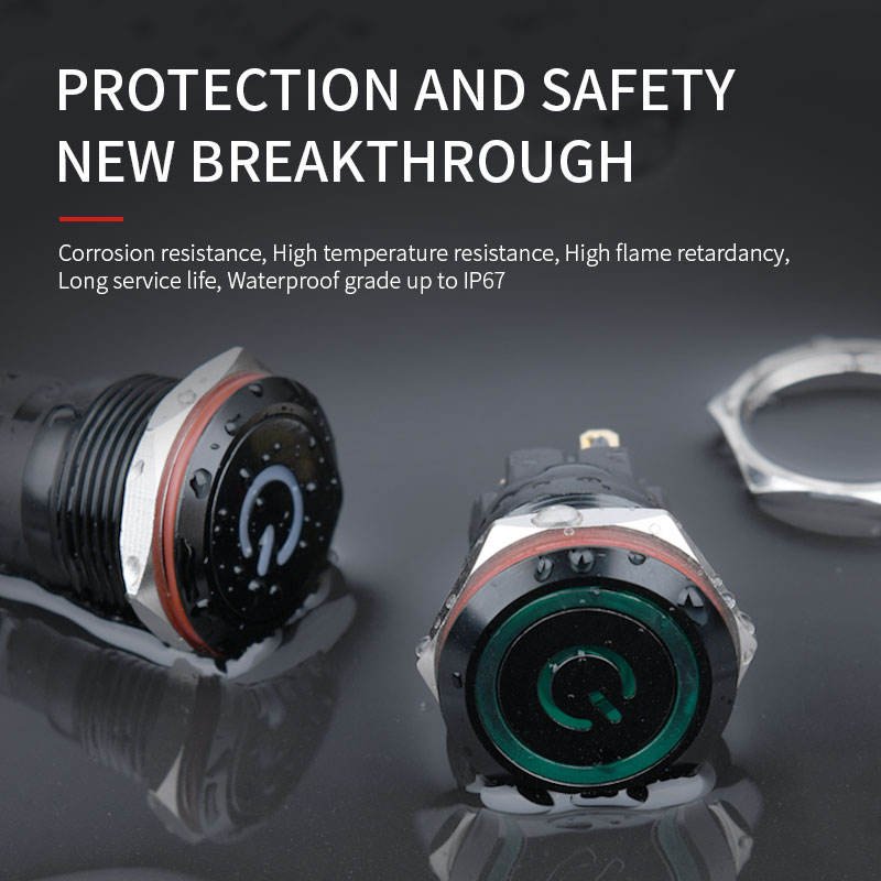 19mm Push-button switch with lights